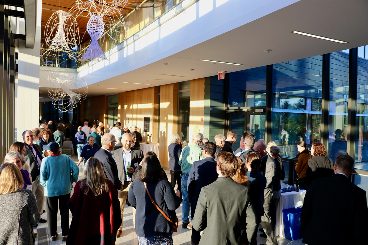 Gathering to celebrate groundbreaking for Bigelow Lab's new Ocean Education and Innovation wing