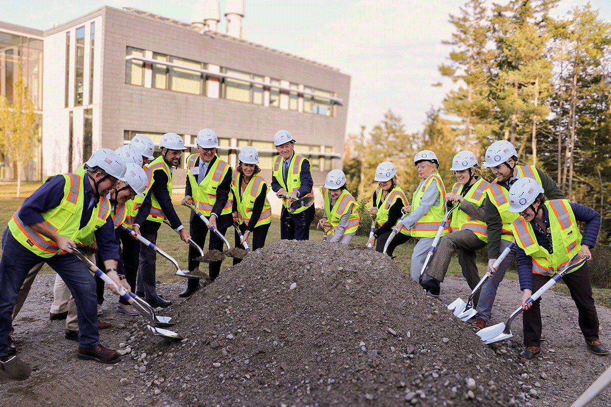 Bigelow Lab's groundbreaking for the new new Ocean Education and Innovation wing