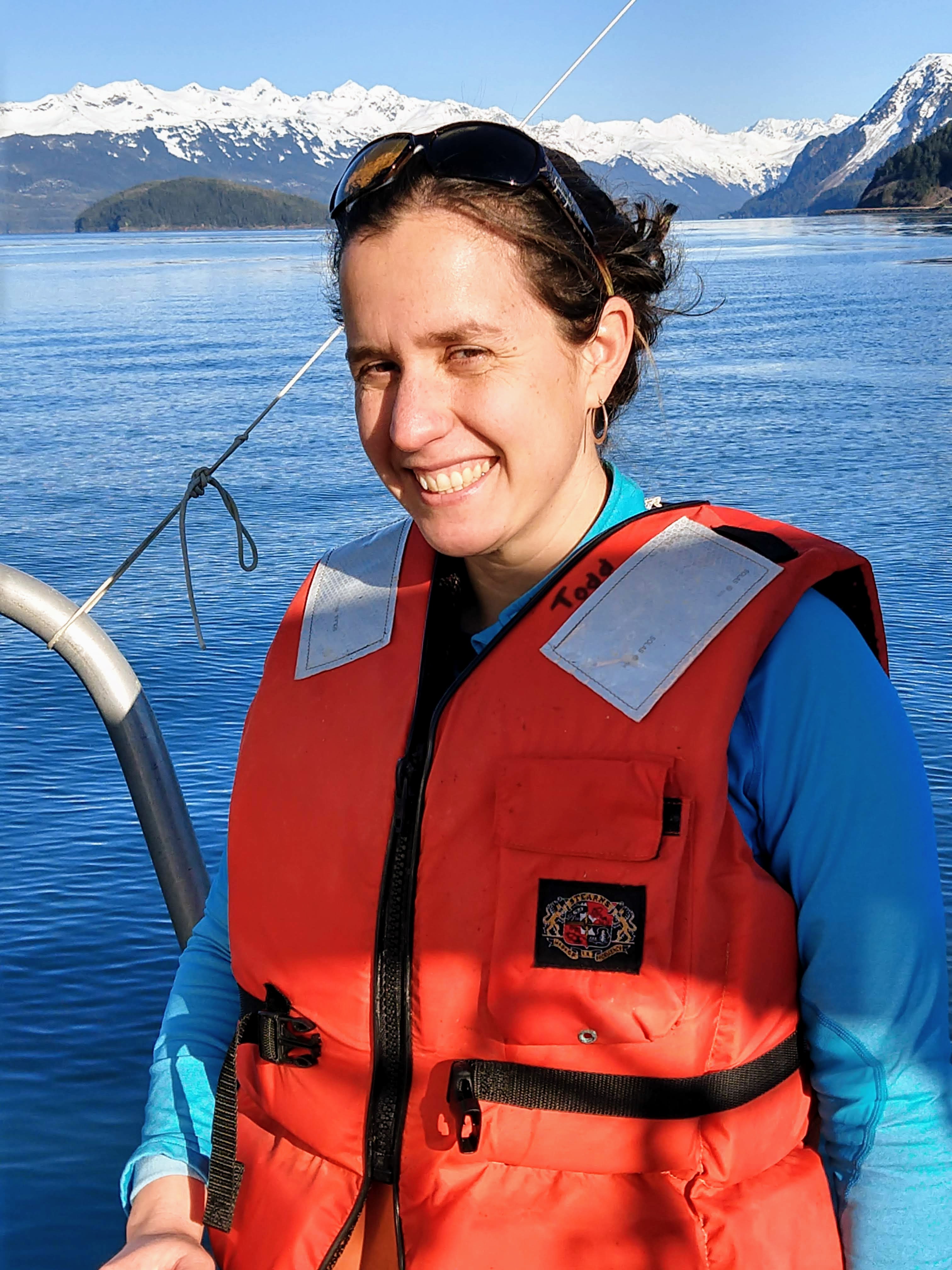 Groner out in the field in Alaska