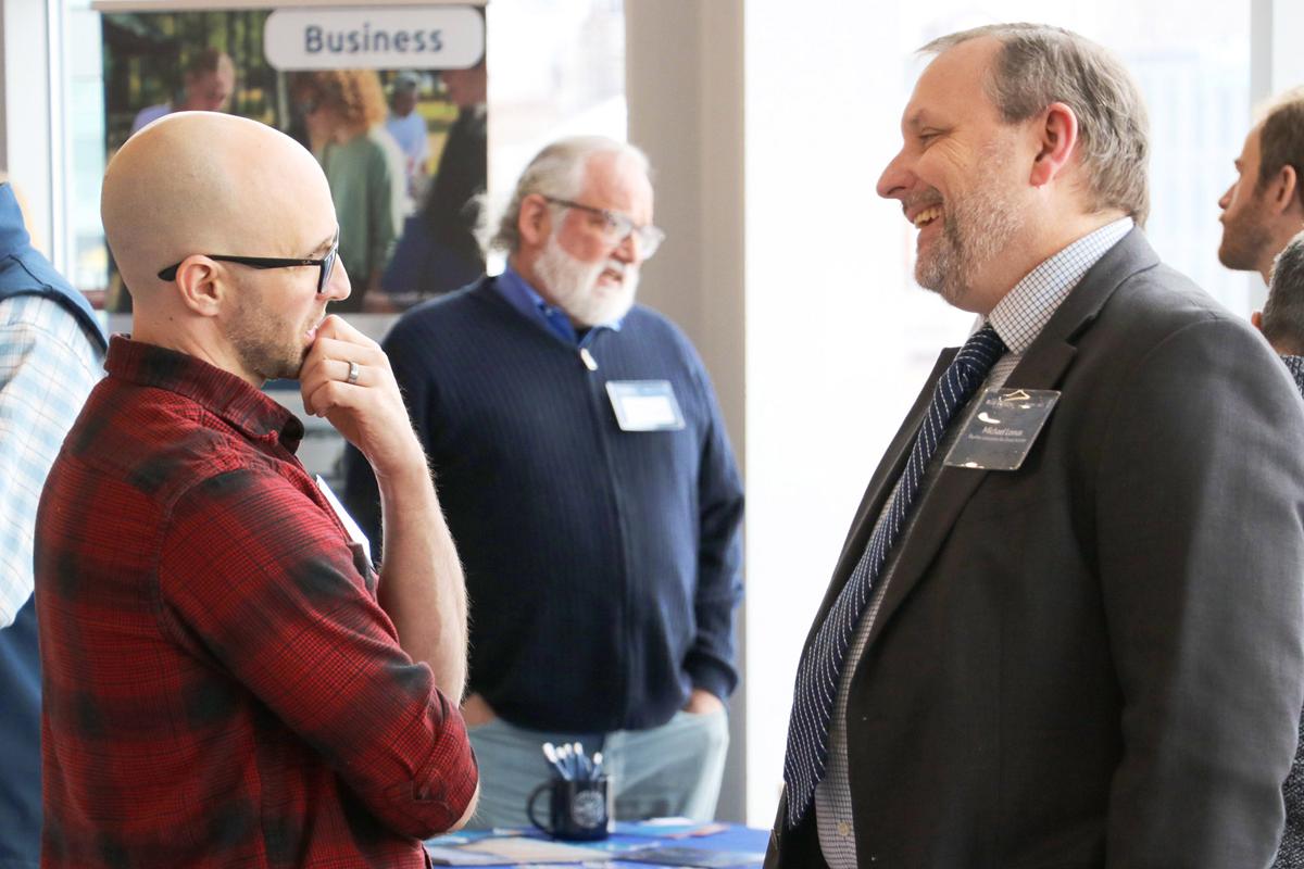 Mike Lomas and Adam St. Gelais