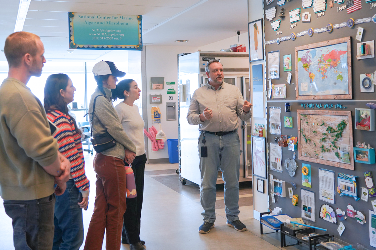 Senior Research Scientist Mike Lomas in the NCMA
