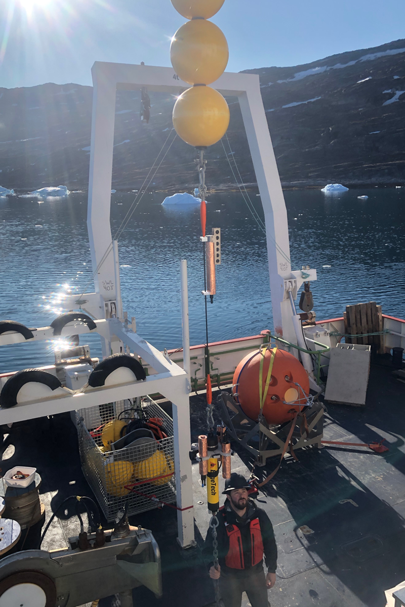 Research cruise in Greenland