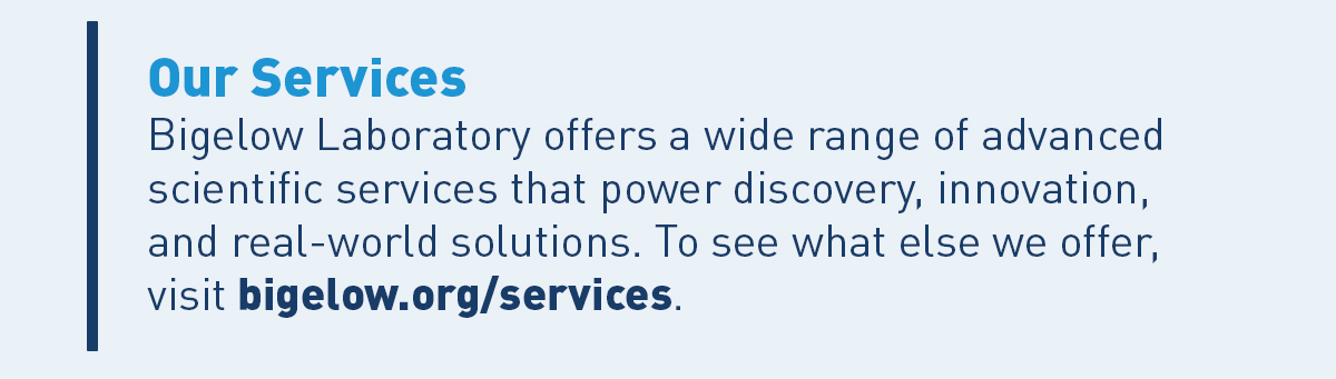 Bigelow Laboratory Services