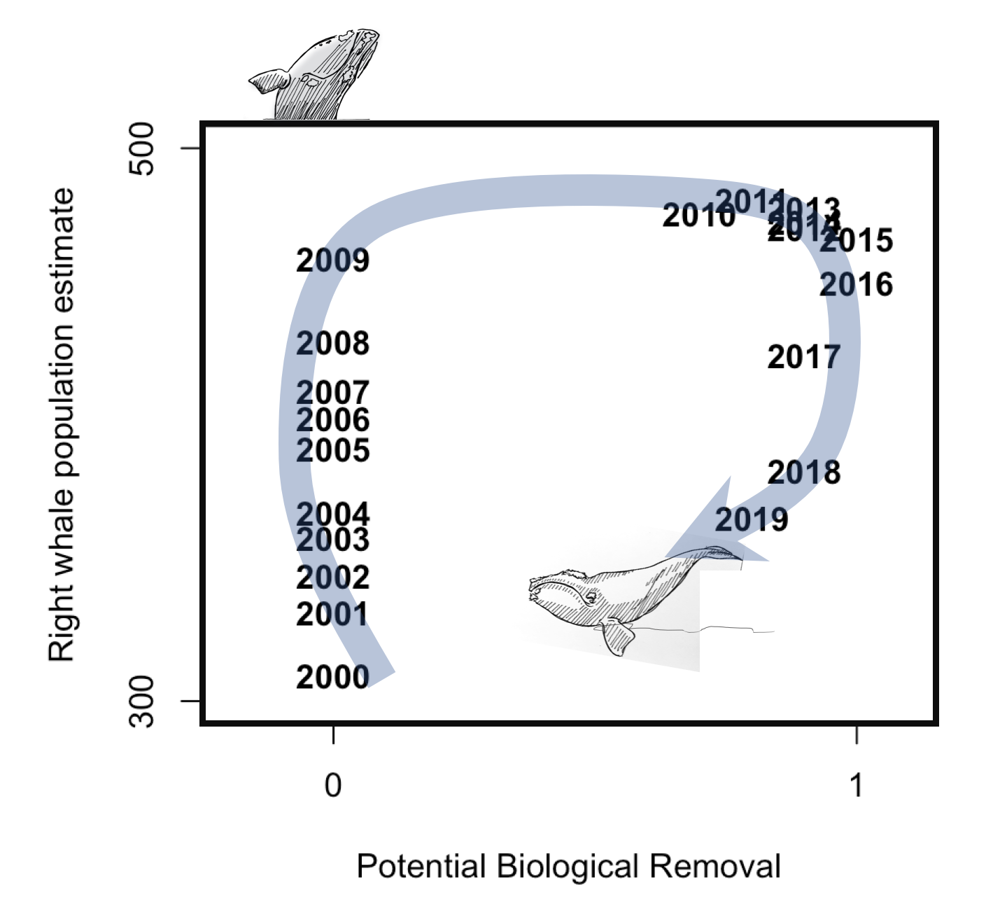 The intertwined futures of whales and humans